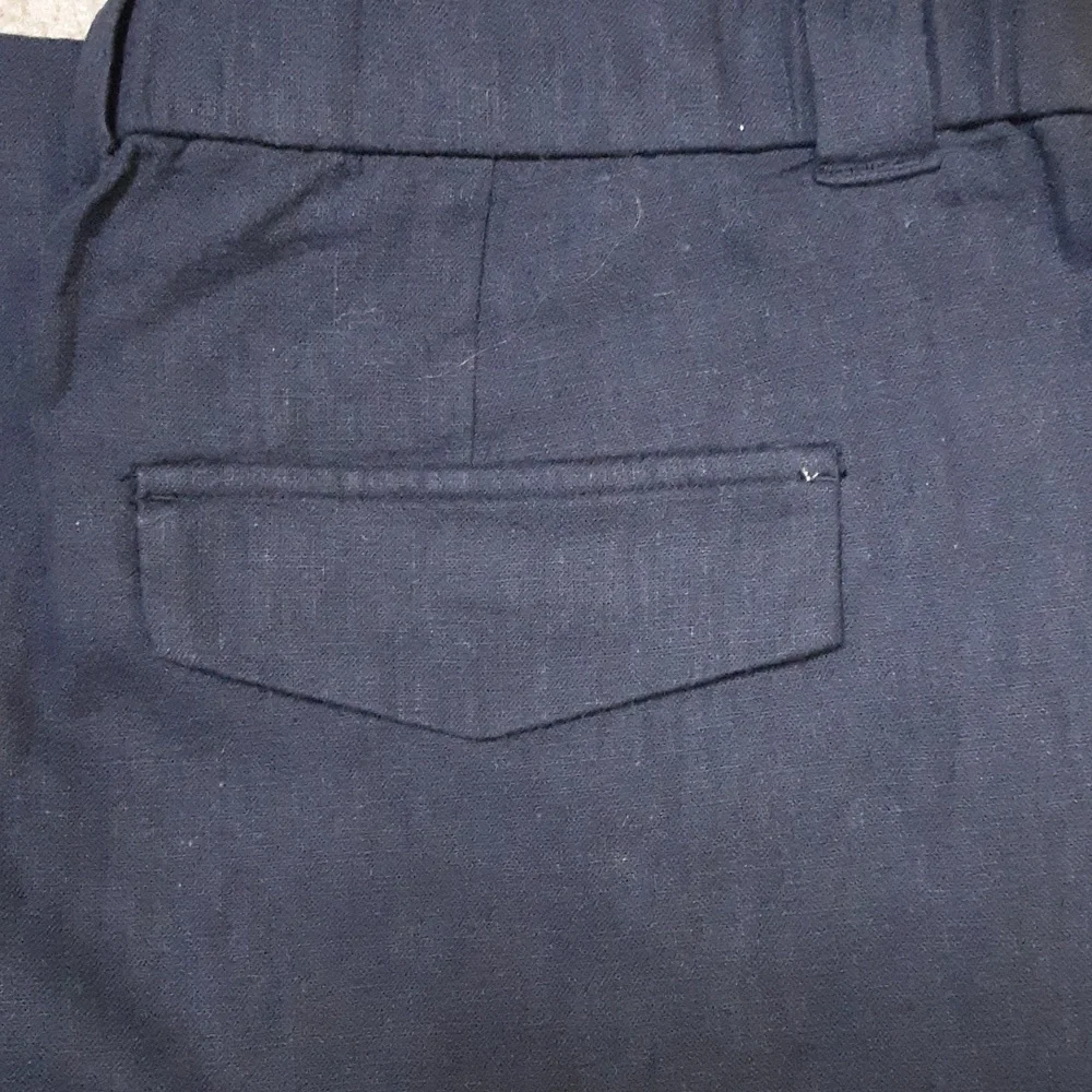 Abercrombie & Fitch Navy Cargo comfort Band Wide Leg Pants Medium Regular